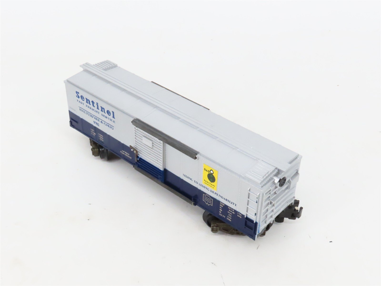 S Scale American Flyer 4-9702 B&O Baltimore & Ohio Boxcar #9702