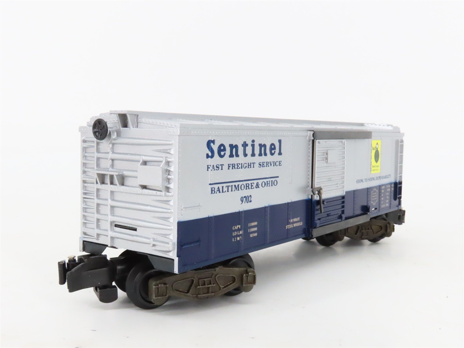 S Scale American Flyer 4-9702 B&O Baltimore & Ohio Boxcar #9702