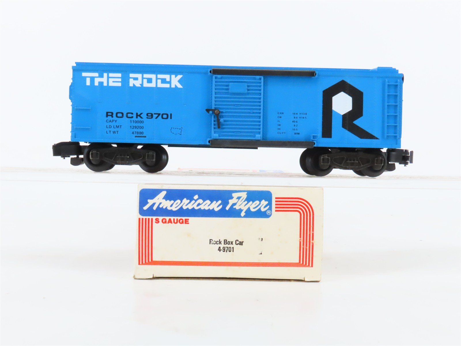 S Scale American Flyer 4-9701 RI Rock Island Boxcar #9701