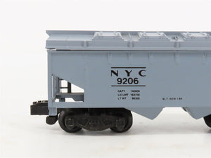 S Scale American Flyer 4-9206 NYC New York Central 2-Bay Covered Hopper #9206