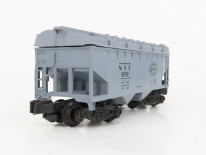 S Scale American Flyer 4-9206 NYC New York Central 2-Bay Covered Hopper #9206