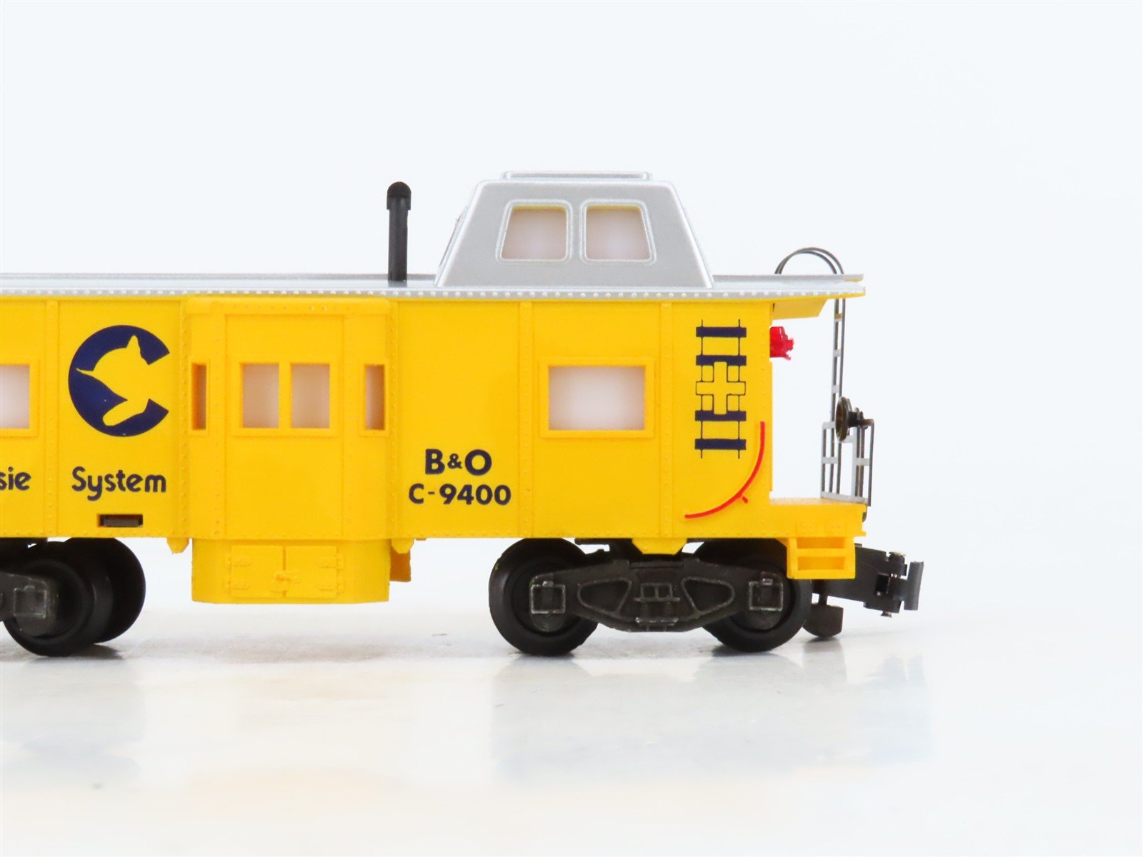 S Scale American Flyer 4-9400 B&O Baltimore & Ohio Chessie Caboose #C-9400
