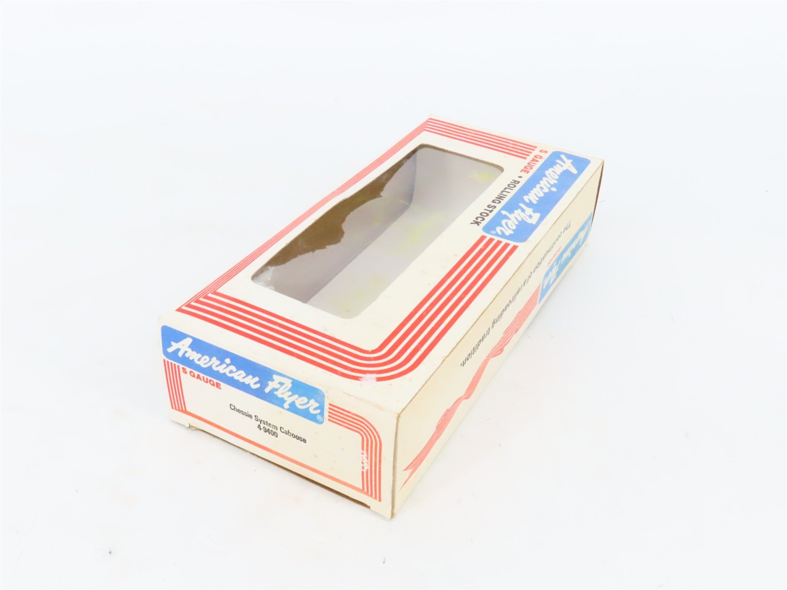 S Scale American Flyer 4-9400 B&O Baltimore & Ohio Chessie Caboose #C-9400