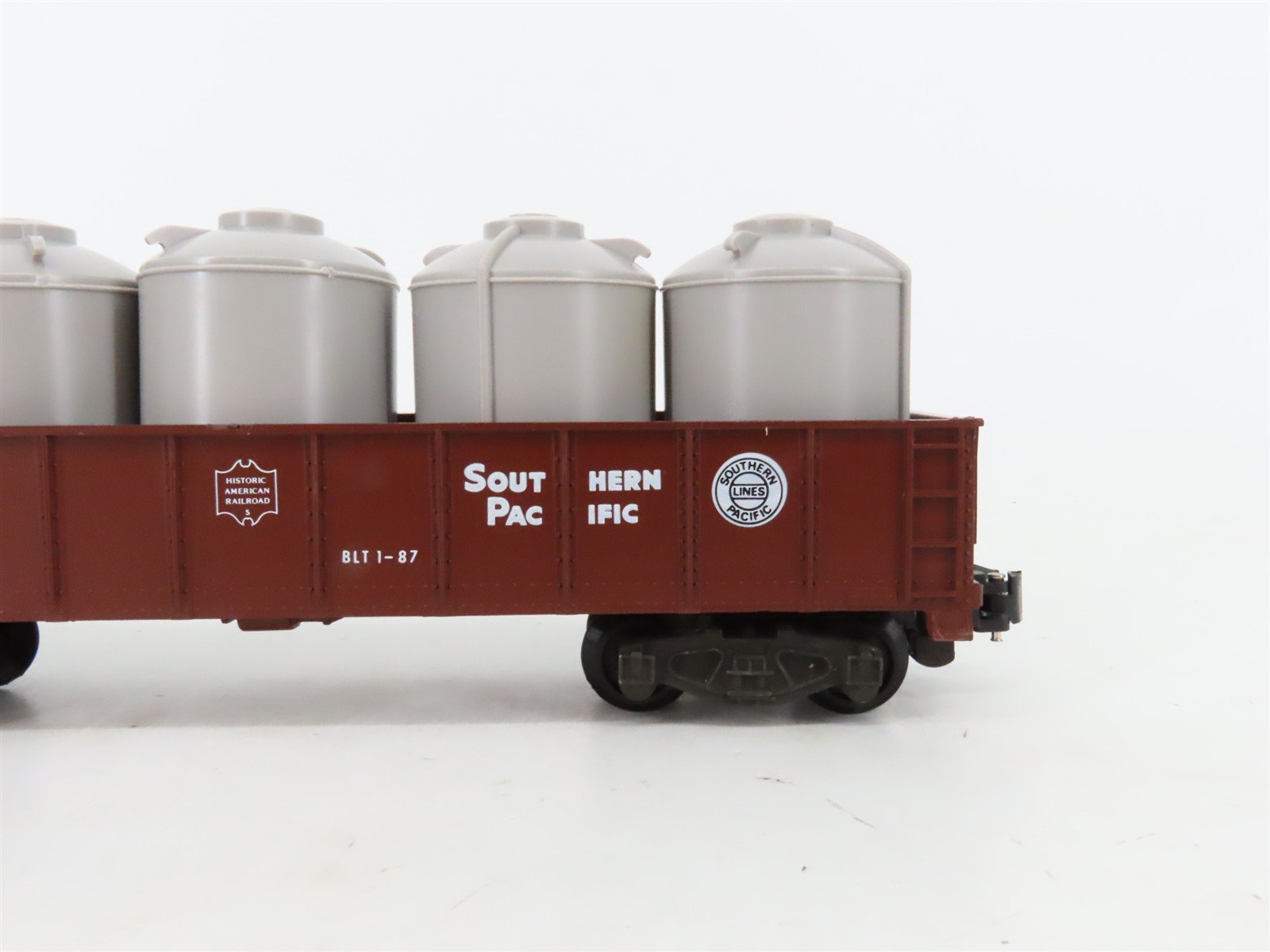 S Scale American Flyer 6-48500 SP Southern Pacific Gondola #48500 w/ Canisters