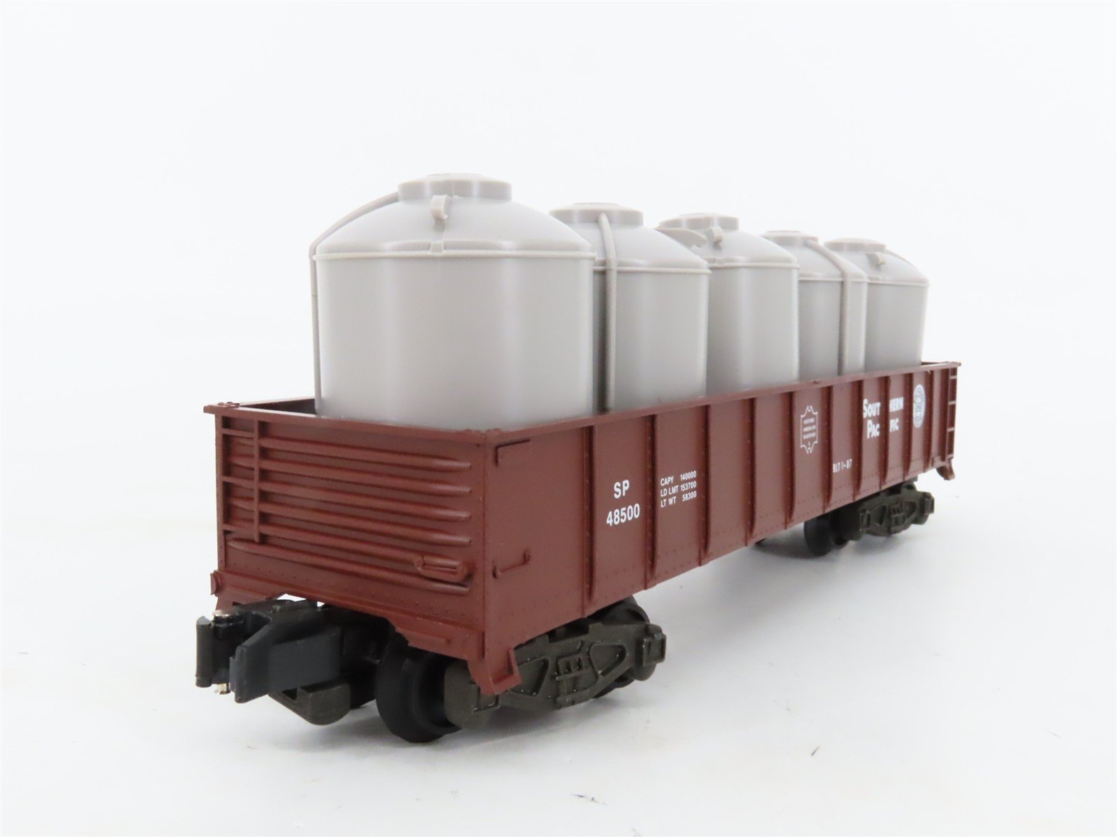 S Scale American Flyer 6-48500 SP Southern Pacific Gondola #48500 w/ Canisters