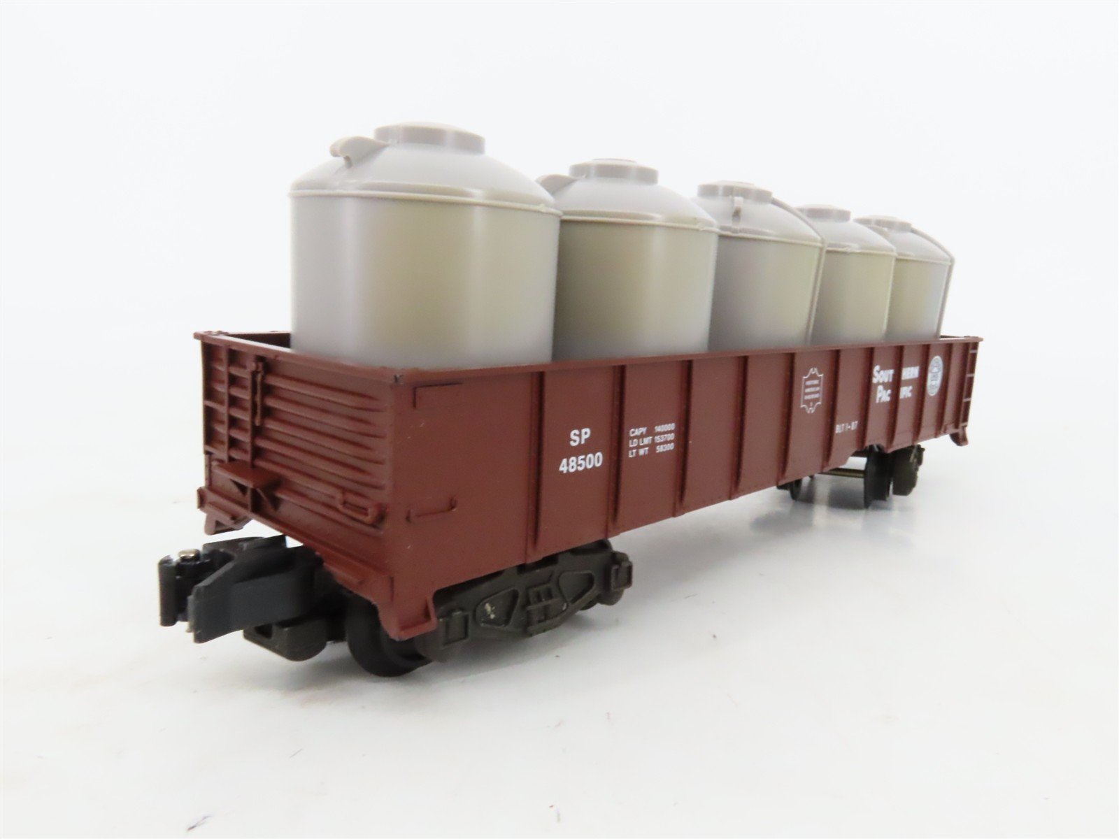 S Scale American Flyer 6-48500 SP Southern Pacific Gondola #48500 w/ Canisters