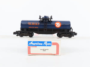 S Scale American Flyer 4-9101 UOCX Union Oil Single Dome Tankcar #9101