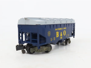 S Scale American Flyer 4-9201 B&O Baltimore & Ohio 2-Bay Covered Hopper #9201