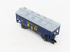S Scale American Flyer 4-9201 B&O Baltimore & Ohio 2-Bay Covered Hopper #9201
