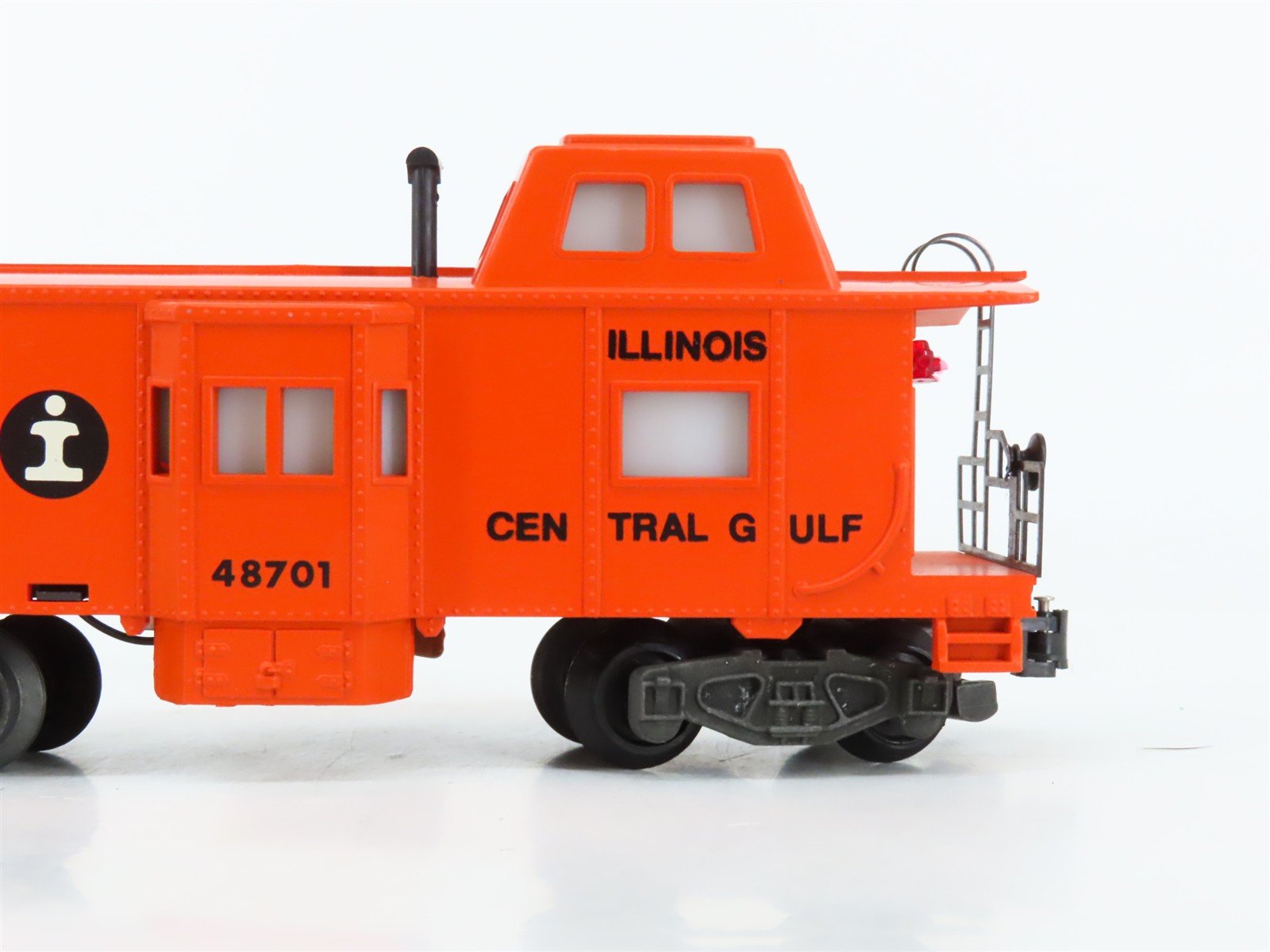 S Scale American Flyer 6-48701 ICG Illinois Central Gulf Caboose #48701 w/Light