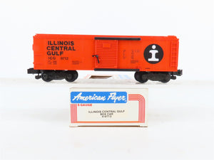S Scale American Flyer 4-9712 ICG Illinois Central Gulf Boxcar #9712