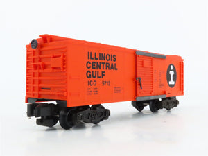 S Scale American Flyer 4-9712 ICG Illinois Central Gulf Boxcar #9712