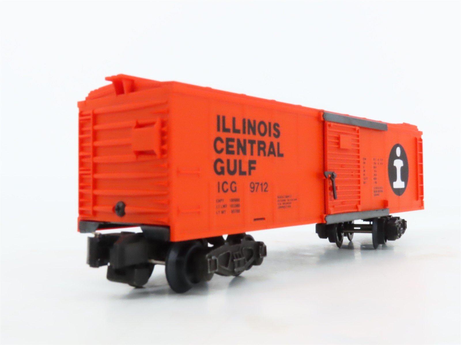 S Scale American Flyer 4-9712 ICG Illinois Central Gulf Boxcar #9712