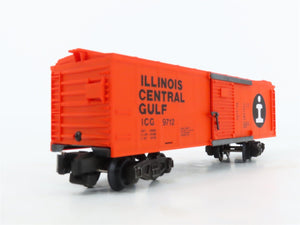 S Scale American Flyer 4-9712 ICG Illinois Central Gulf Boxcar #9712