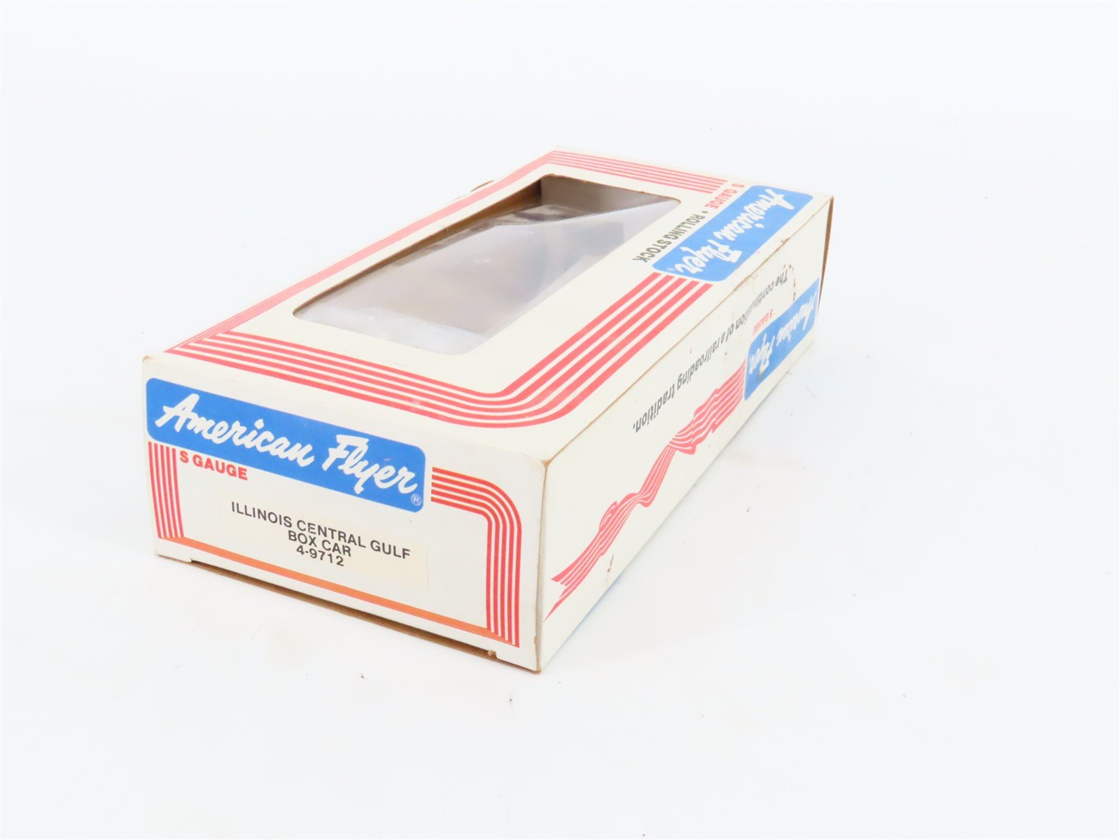 S Scale American Flyer 4-9712 ICG Illinois Central Gulf Boxcar #9712