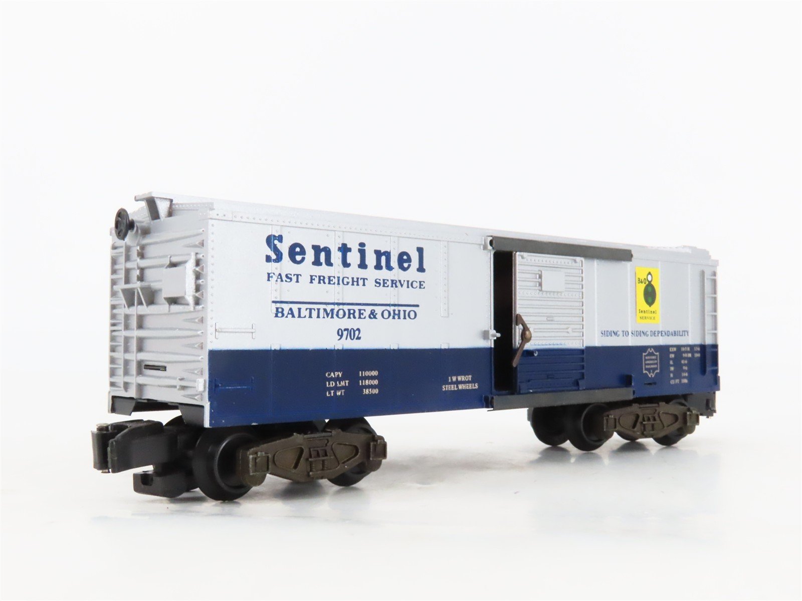 S Scale American Flyer 4-9702 B&O Baltimore & Ohio Boxcar #9702