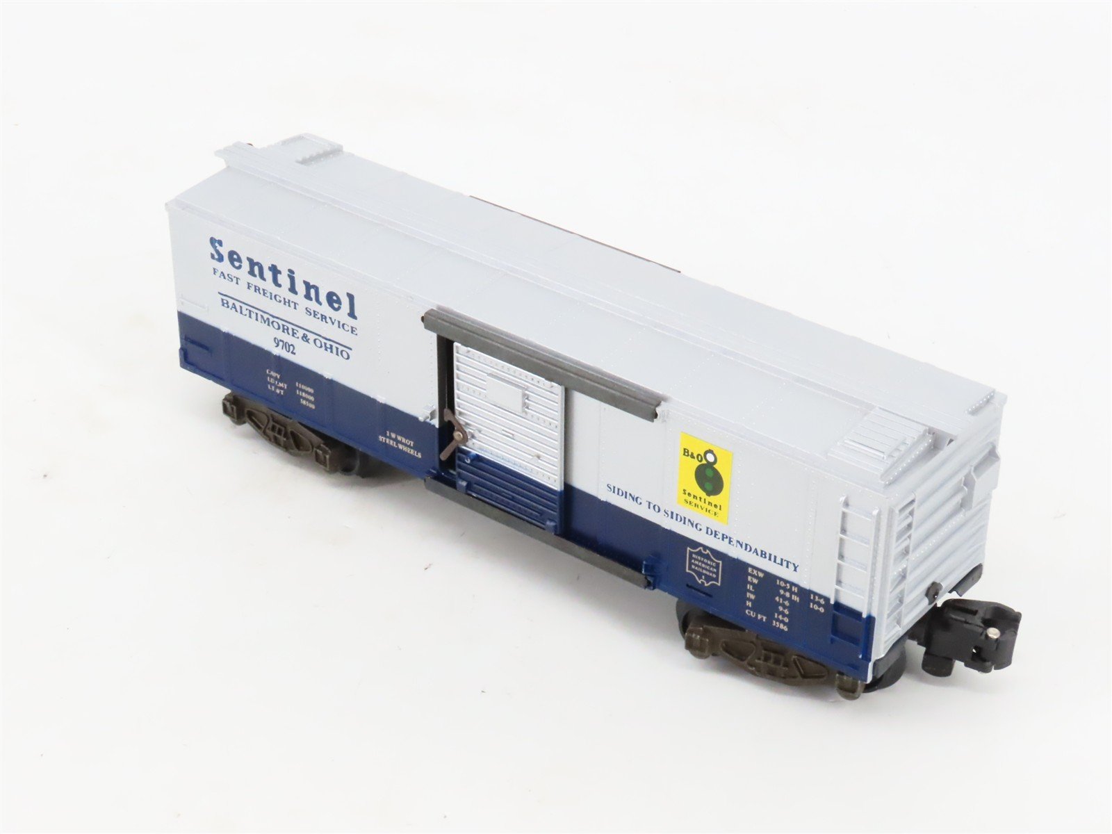 S Scale American Flyer 4-9702 B&O Baltimore & Ohio Boxcar #9702