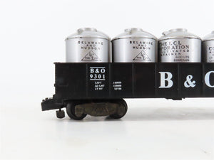 S Scale American Flyer 4-9301 B&O Baltimore & Ohio Gondola #9301 w/Load
