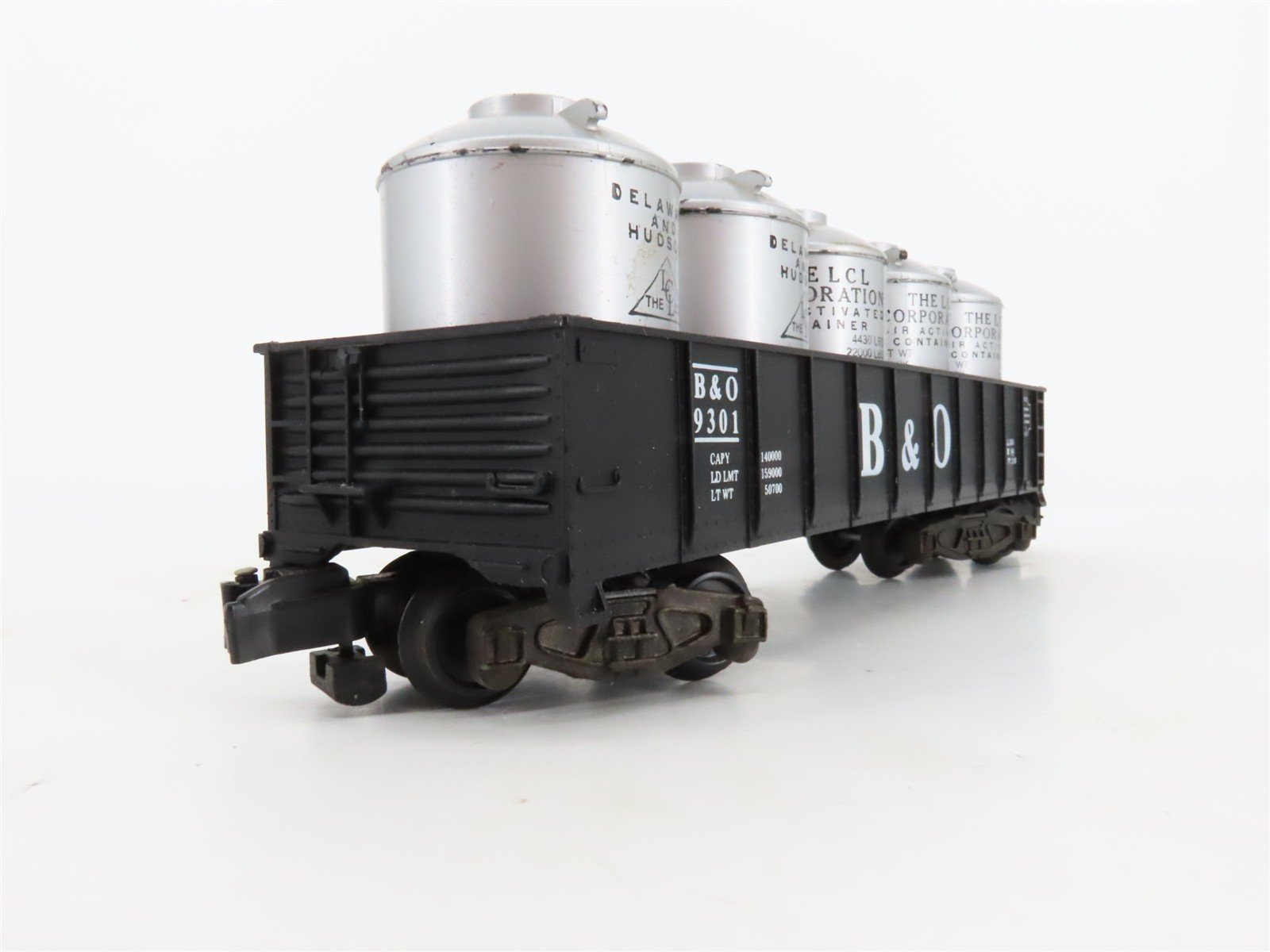S Scale American Flyer 4-9301 B&O Baltimore & Ohio Gondola #9301 w/Load