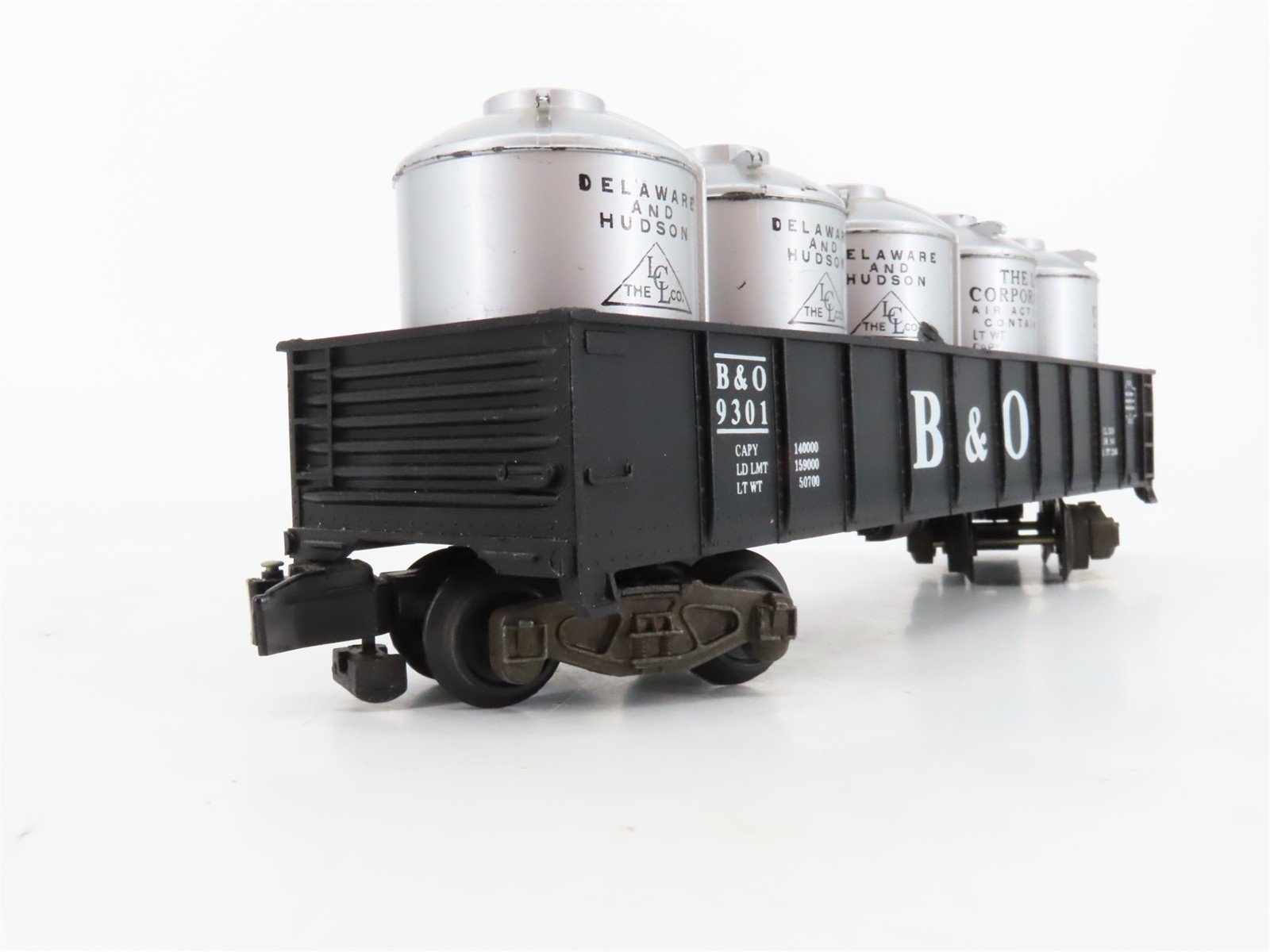 S Scale American Flyer 4-9301 B&O Baltimore & Ohio Gondola #9301 w/Load