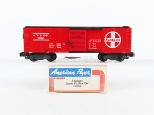 S Scale American Flyer 4-9700 ATSF Santa Fe Boxcar #9700