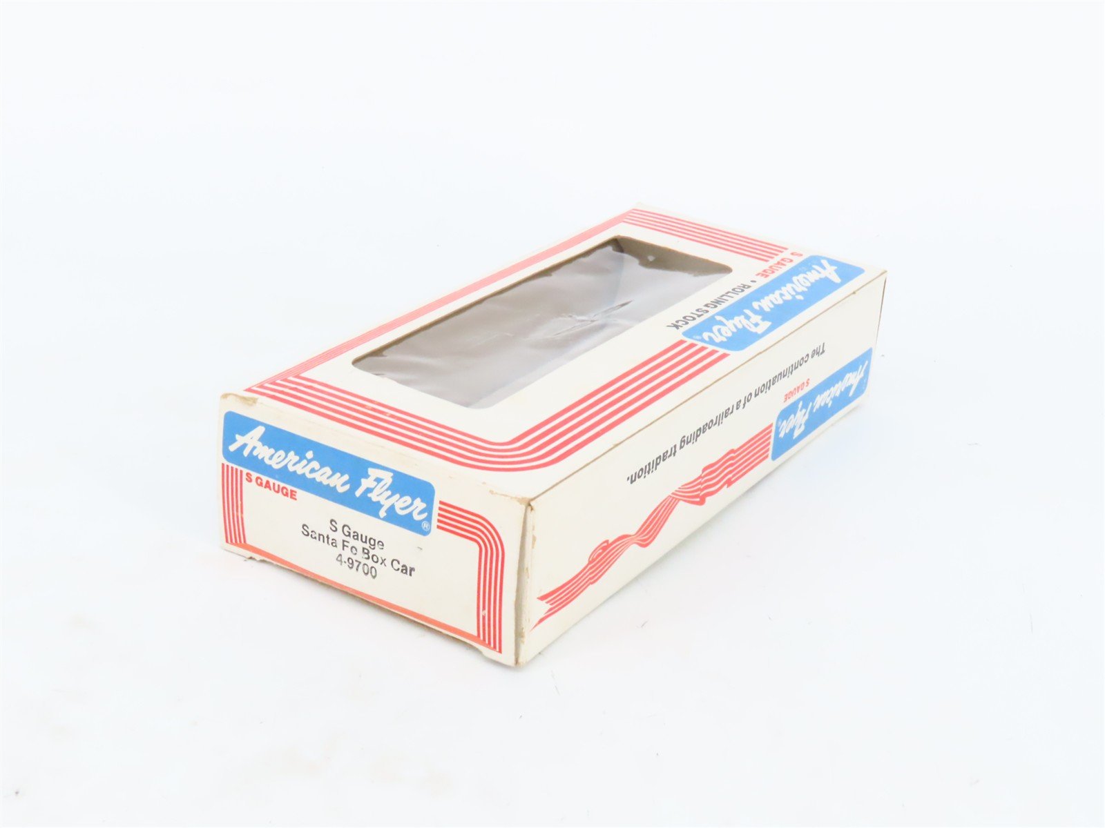 S Scale American Flyer 4-9700 ATSF Santa Fe Boxcar #9700