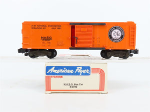 S Scale American Flyer 4-0700 NASG 21st National Convention Boxcar #0700