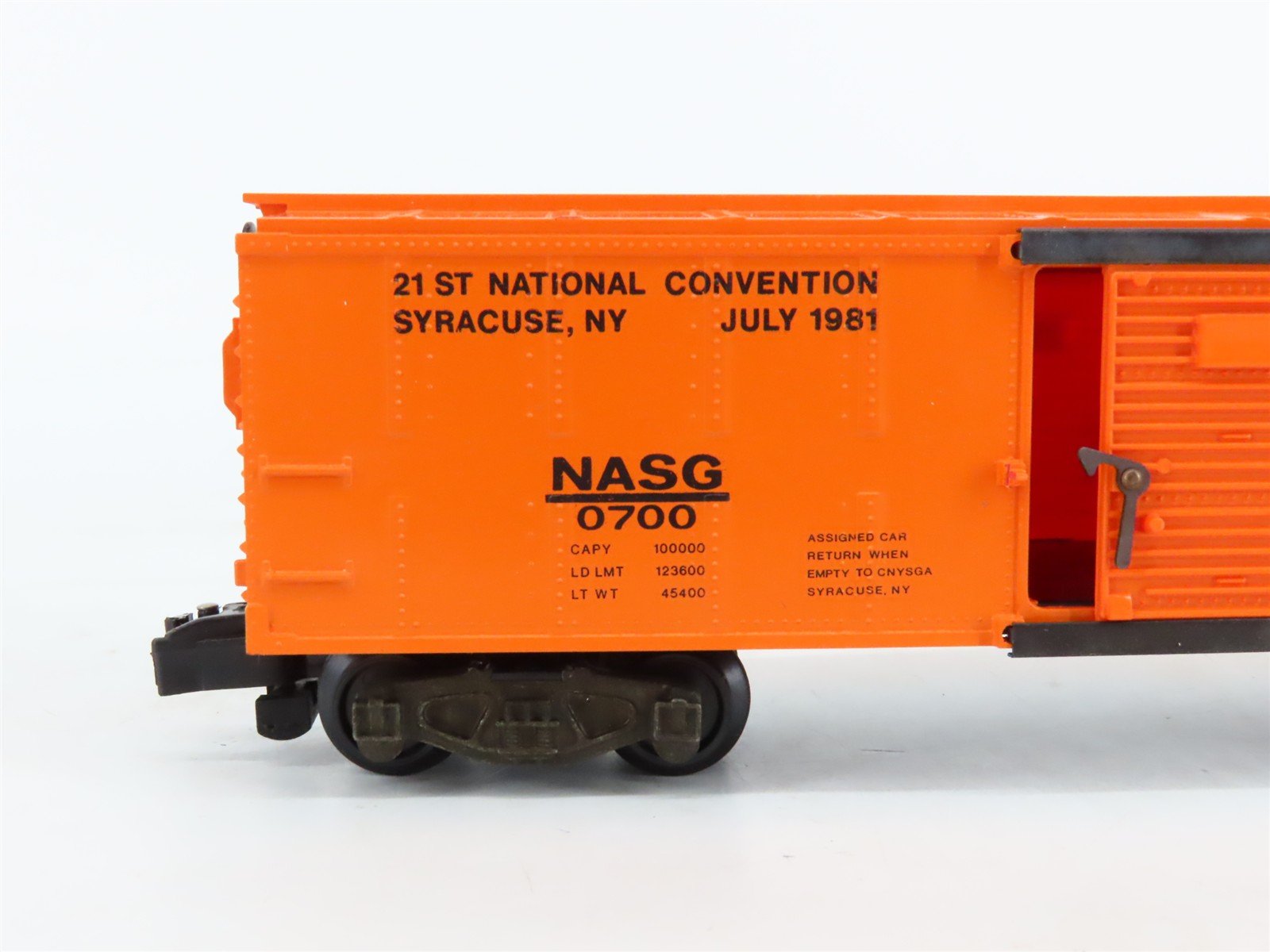 S Scale American Flyer 4-0700 NASG 21st National Convention Boxcar #0700