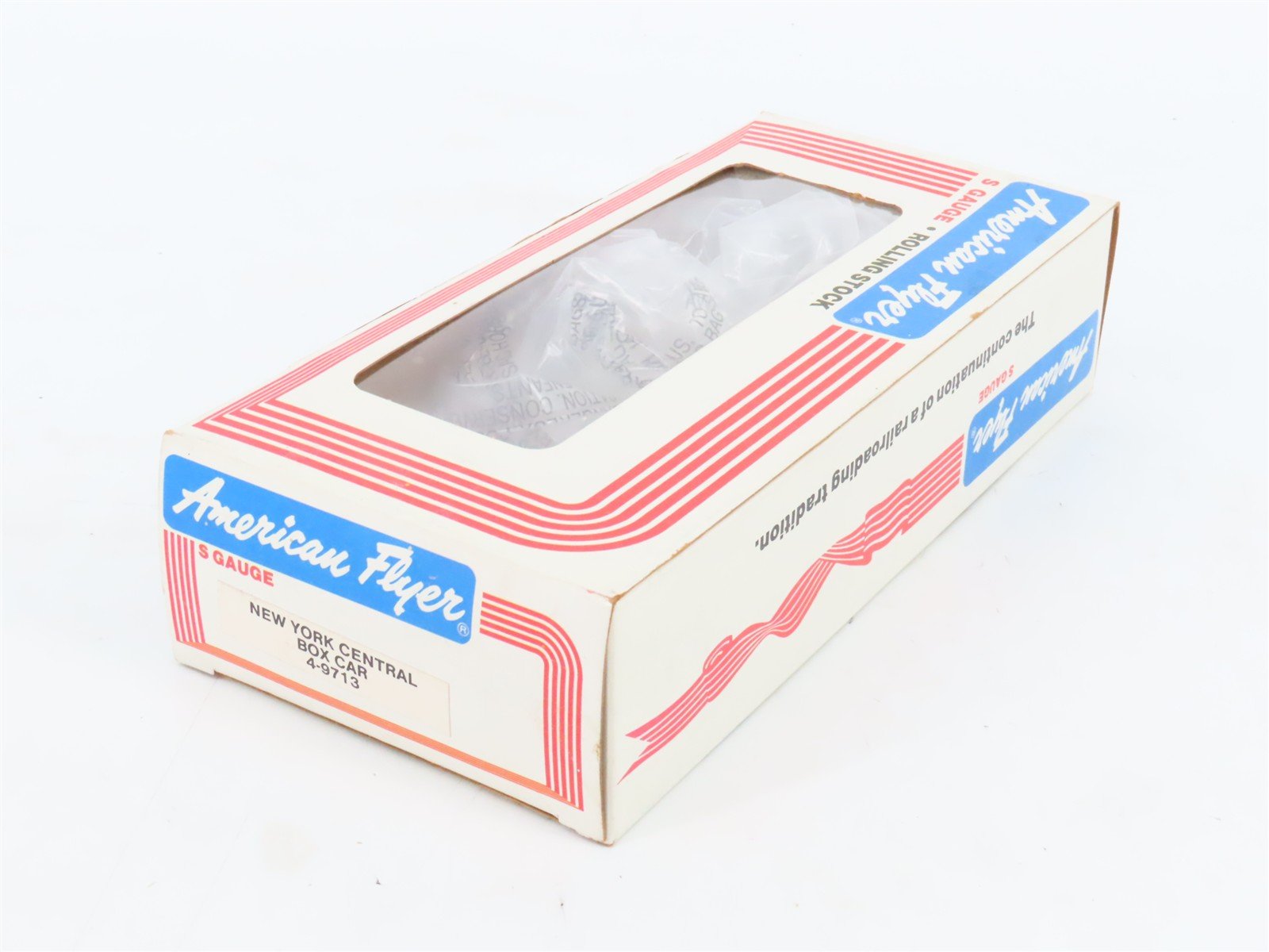S Scale American Flyer 4-9713 NYC New York Central Boxcar #9713