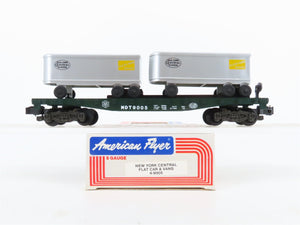 S Scale American Flyer 4-9005 NYC New York Central Flatcar #9005 w/Trailers