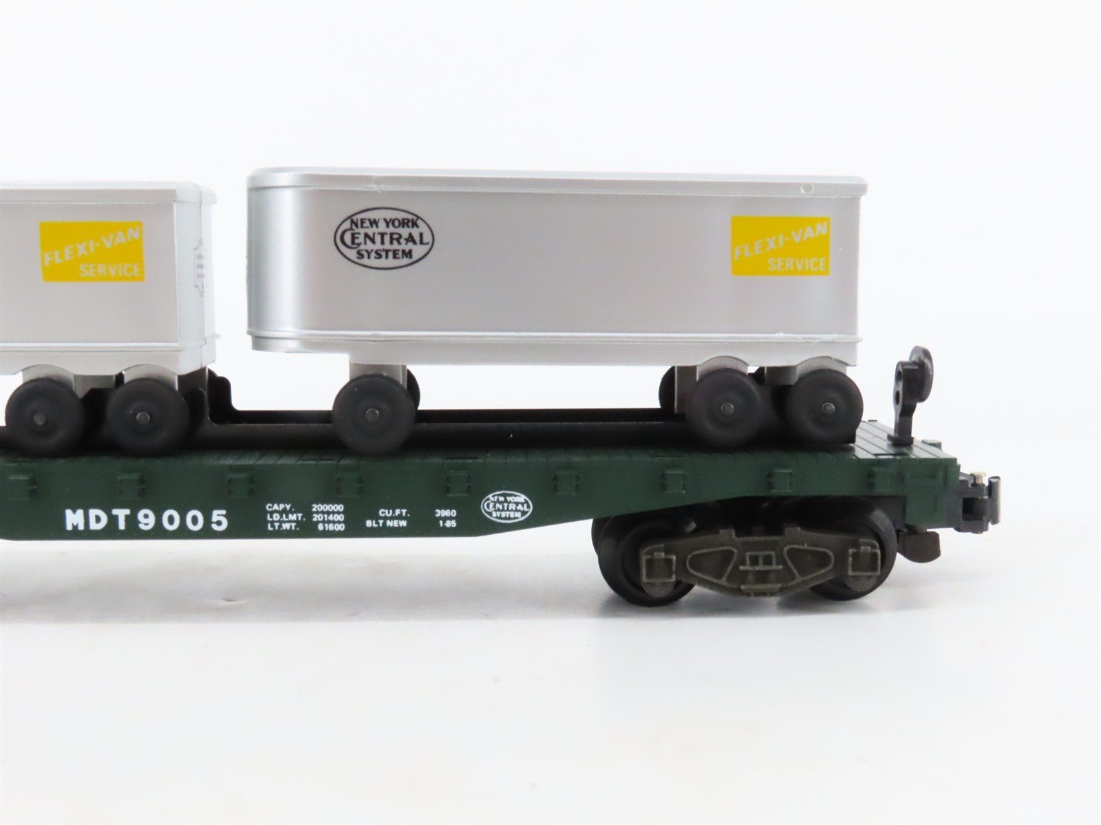 S Scale American Flyer 4-9005 NYC New York Central Flatcar #9005 w/Trailers
