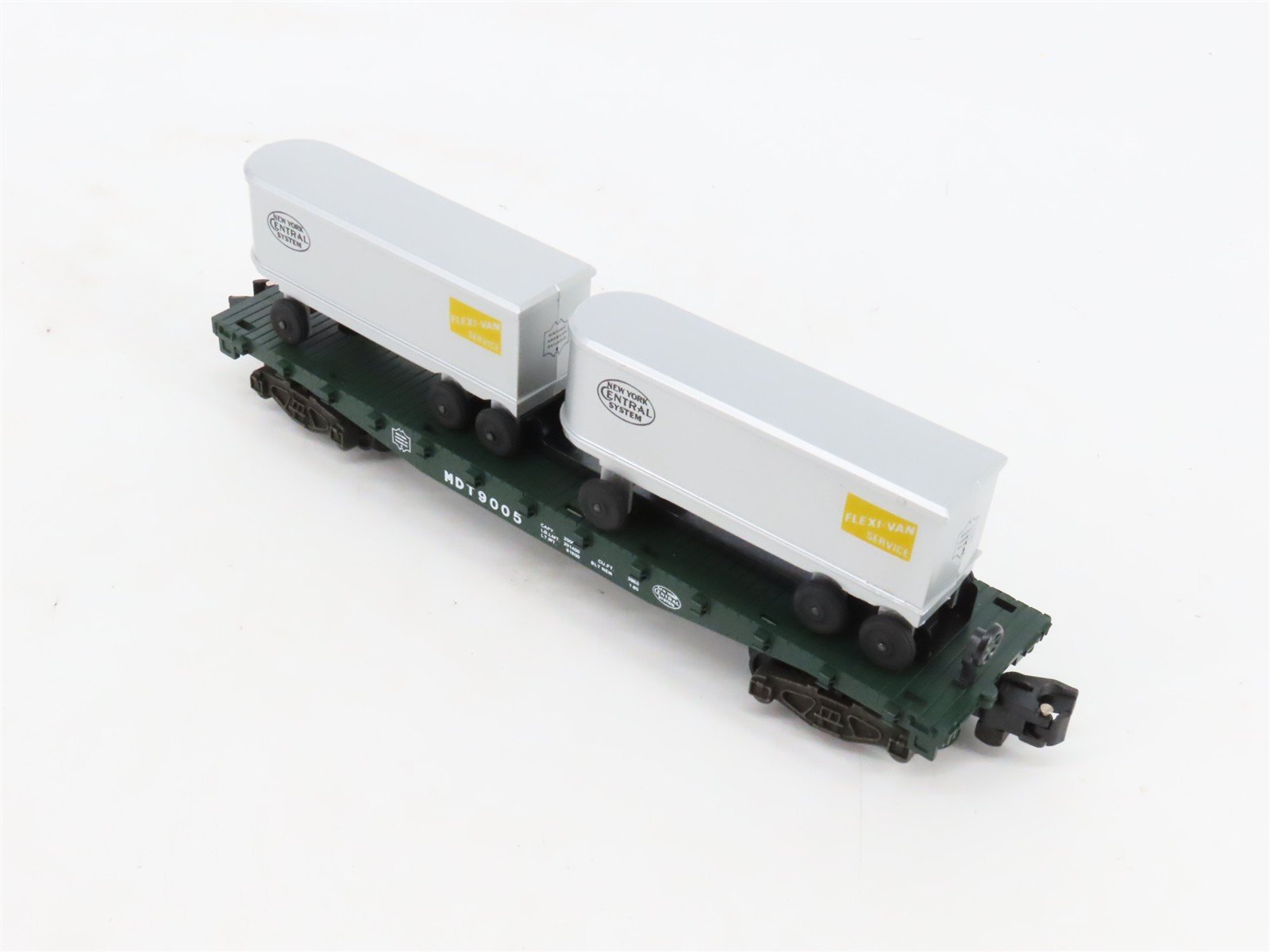S Scale American Flyer 4-9005 NYC New York Central Flatcar #9005 w/Trailers