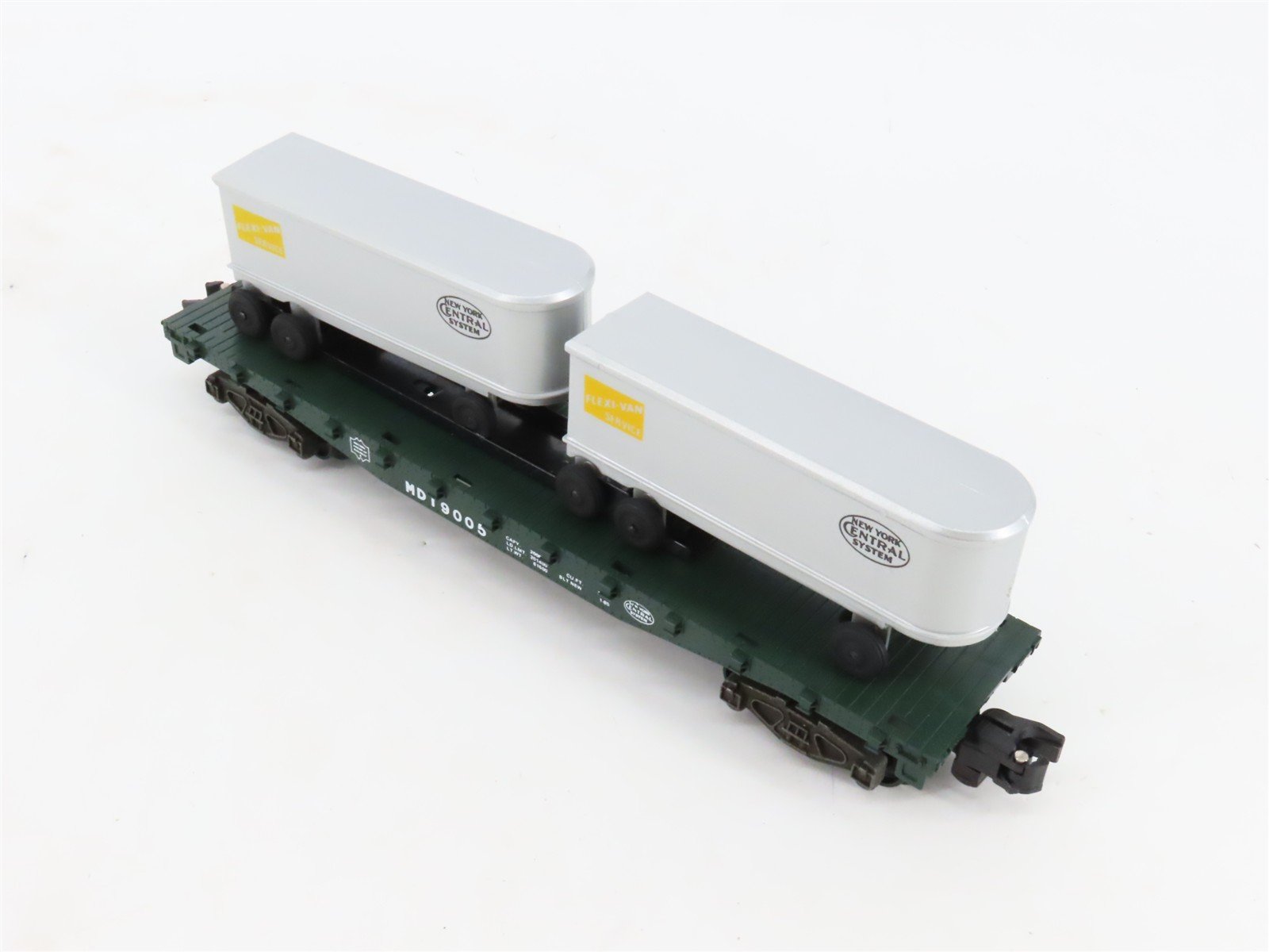 S Scale American Flyer 4-9005 NYC New York Central Flatcar #9005 w/Trailers