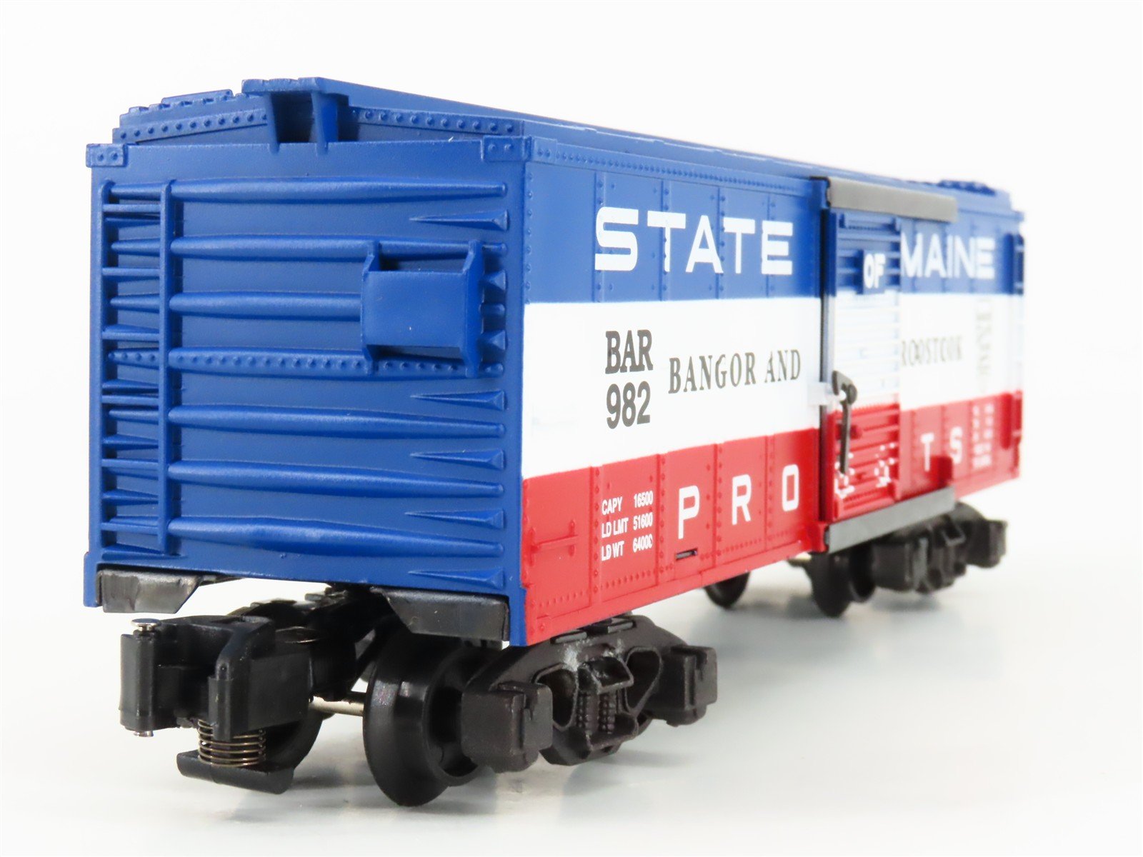S Gauge Gilbert American Flyer Trains 6-48333 BAR State of Maine Box Car #982