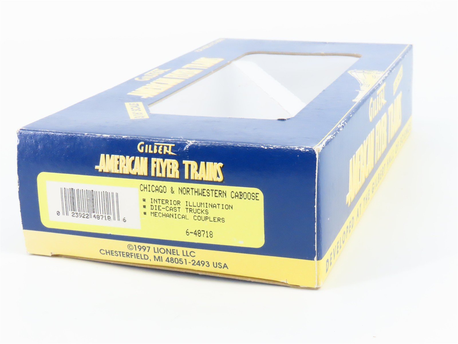 S Gauge Gilbert American Flyer 6-48718 CNW Chicago & Northwestern Caboose #1060
