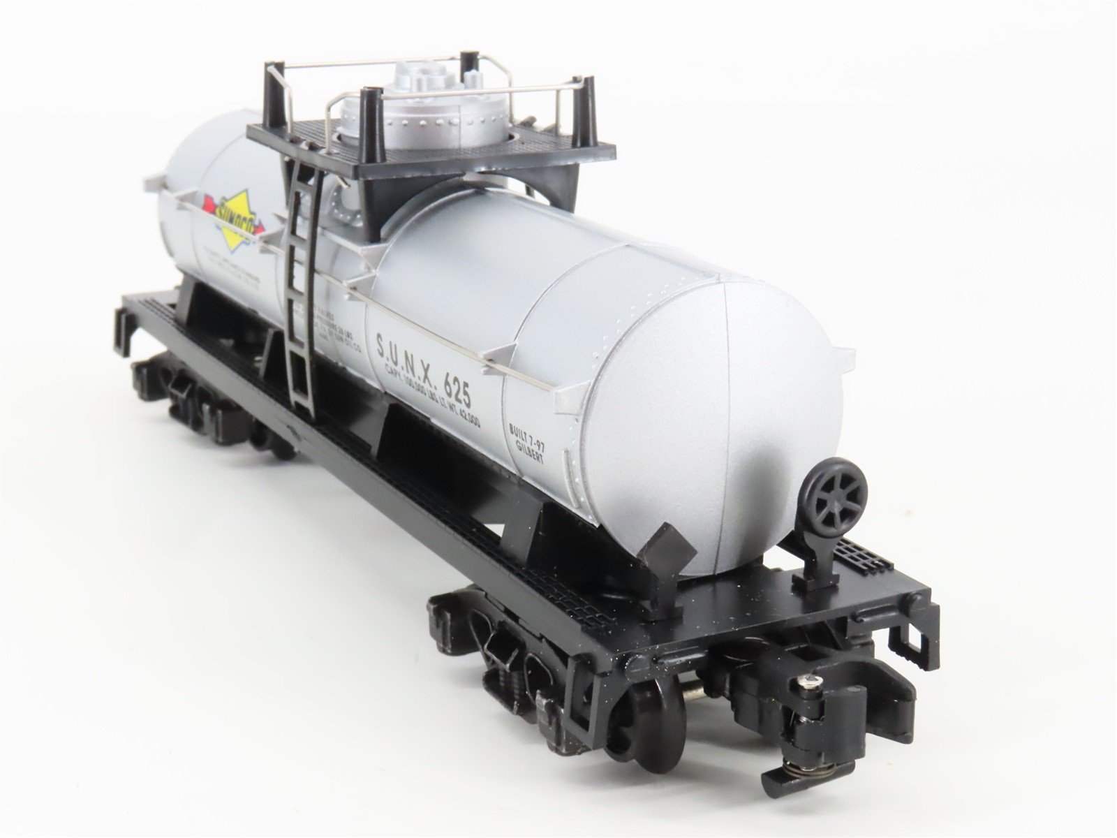 S Gauge Gilbert American Flyer 6-48408 SUNX Sunoco Single Dome Tank Car #625