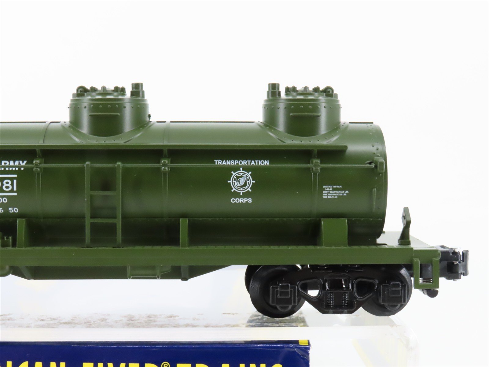 S Gauge Gilbert American Flyer 2219200 USAX United States Army Tank Car #10981