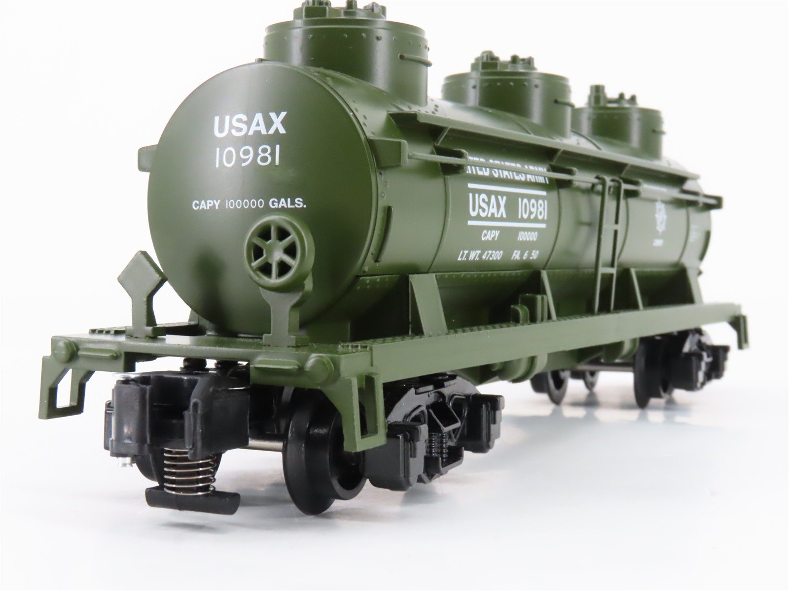 S Gauge Gilbert American Flyer 2219200 USAX United States Army Tank Car #10981
