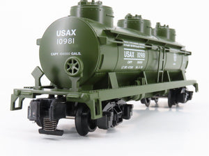 S Gauge Gilbert American Flyer 2219200 USAX United States Army Tank Car #10981