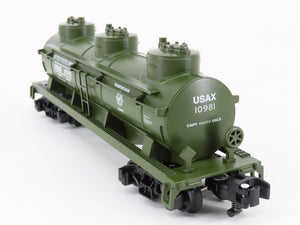 S Gauge Gilbert American Flyer 2219200 USAX United States Army Tank Car #10981