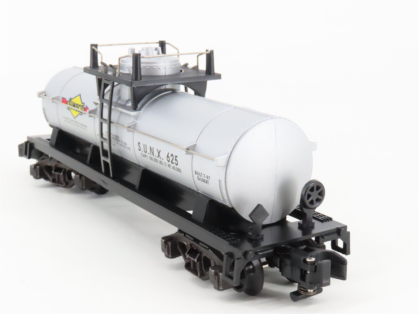 S Gauge Gilbert American Flyer 6-48408 SUNX Sunoco Single Dome Tank Car #625