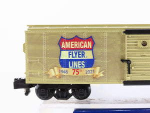 S Gauge Gilbert American Flyer Lines 2119010 75th Anniversary Box Car #1946-2021
