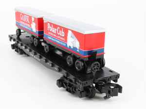 S Gauge Gilbert American Flyer 2201152 NH New Haven Flat Car #1917 w/ Trailers