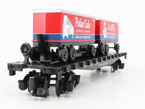 S Gauge Gilbert American Flyer 2201152 NH New Haven Flat Car #1917 w/ Trailers