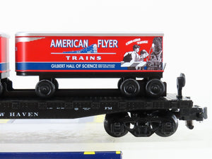S Gauge Gilbert American Flyer 2201151 NH New Haven Flat Car #1916 w/ Trailers