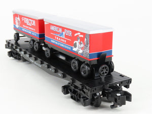 S Gauge Gilbert American Flyer 2201151 NH New Haven Flat Car #1916 w/ Trailers