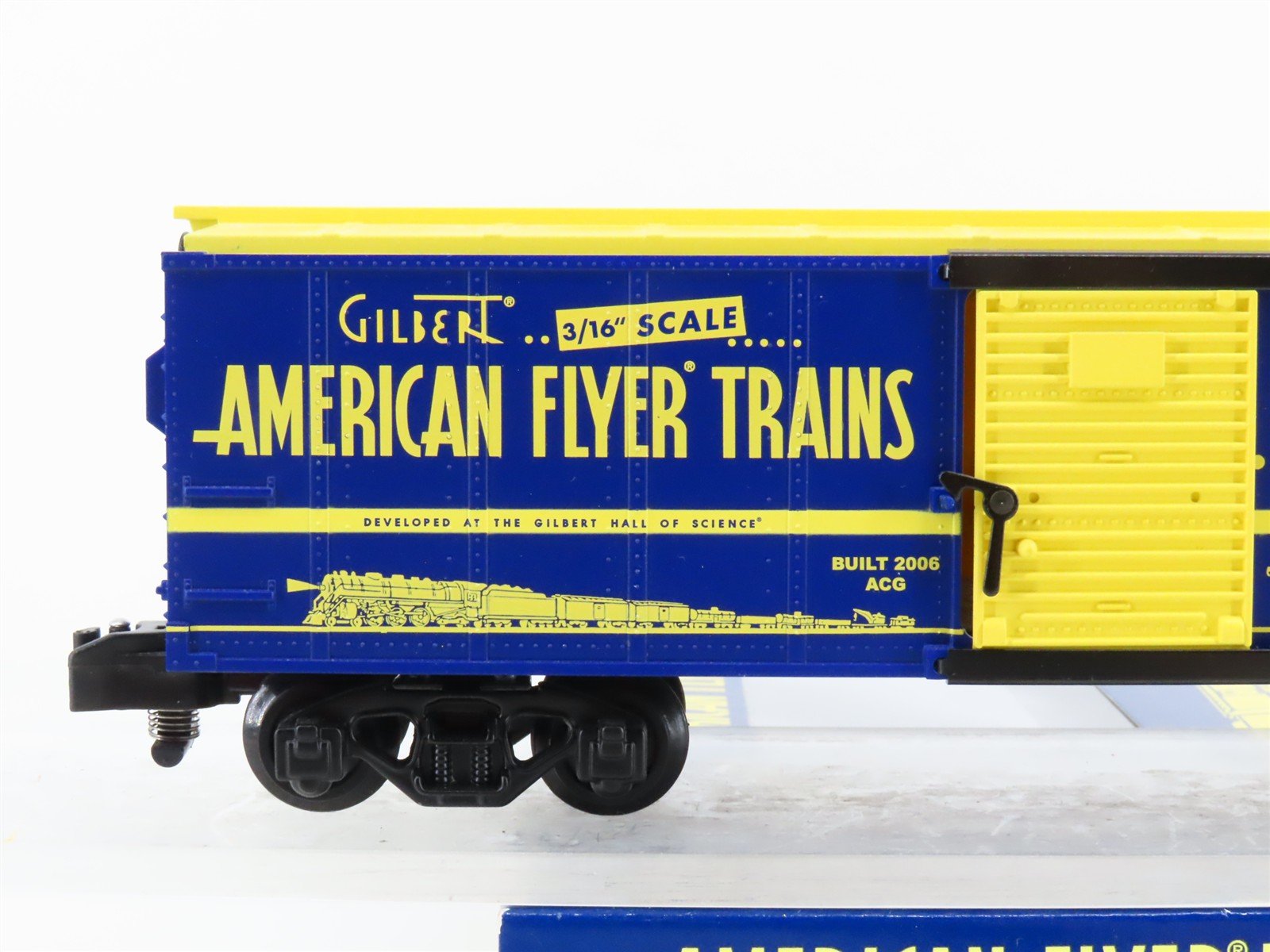 S Gauge Gilbert American Flyer 6-48364 60th Anniversary Single Door Box Car