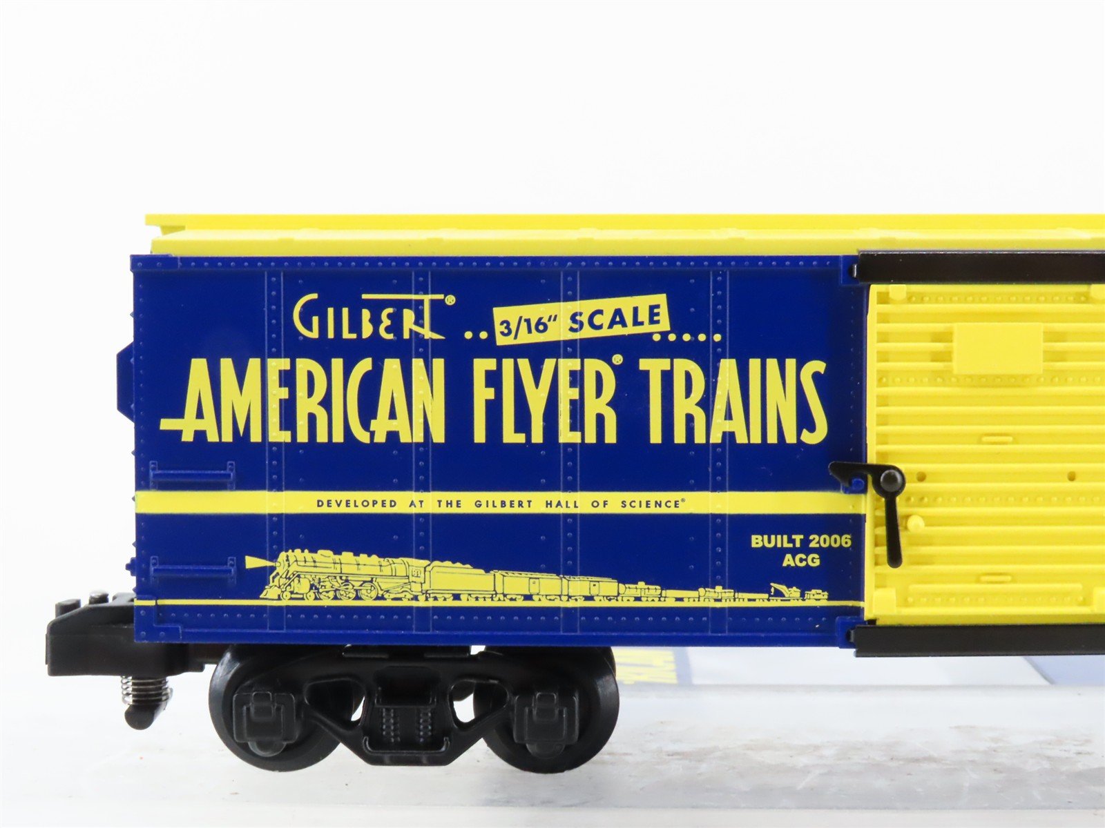 S Gauge Gilbert American Flyer 6-48364 60th Anniversary Single Door Box Car