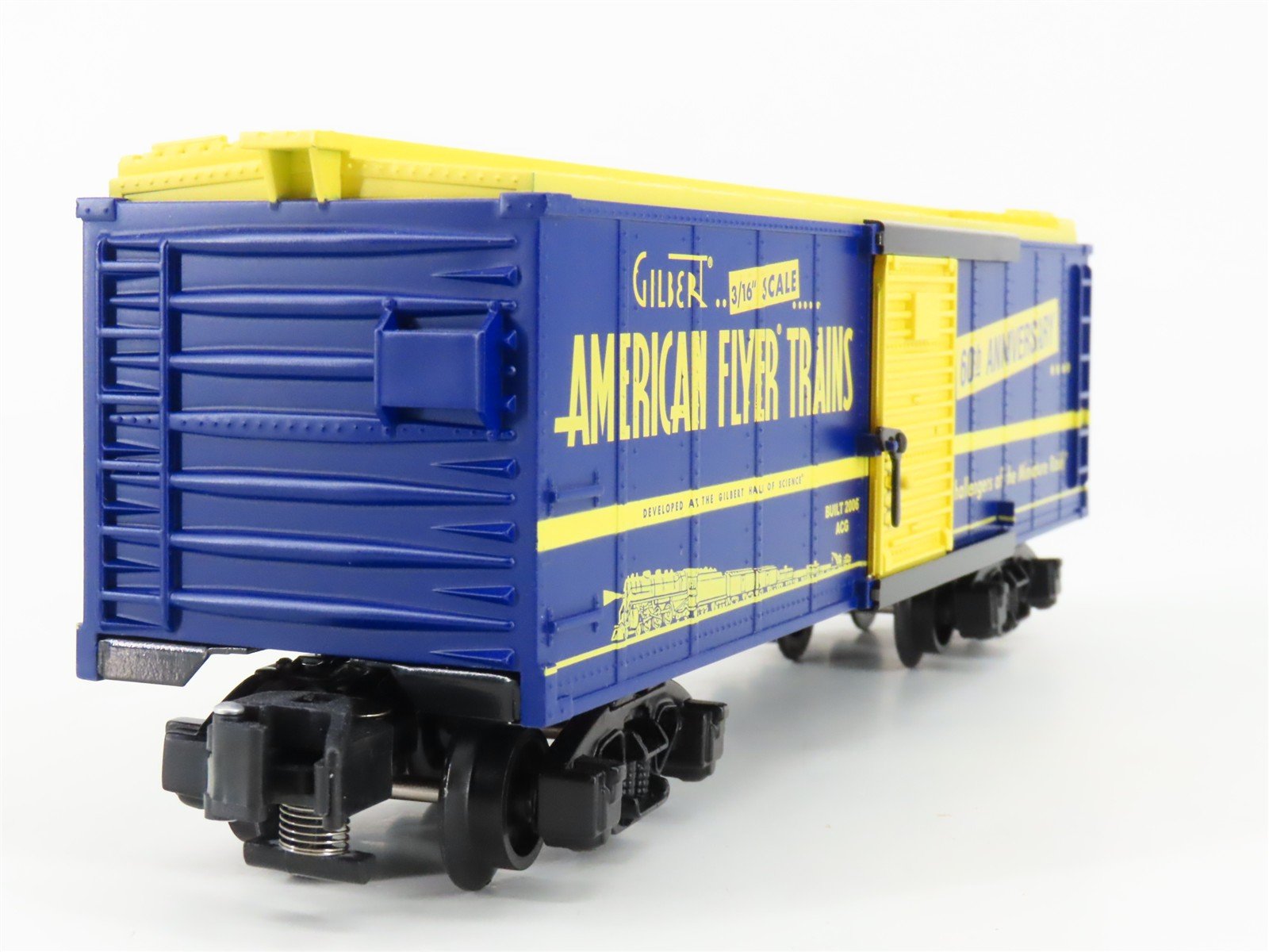 S Gauge Gilbert American Flyer 6-48364 60th Anniversary Single Door Box Car