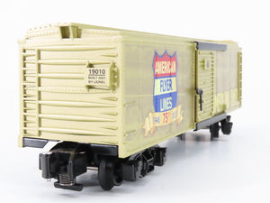 S Gauge Gilbert American Flyer 2119010 75th Anniversary Box Car #1946-2021
